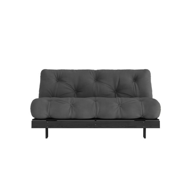 Karup Design Canapé Roots 160 (couchage) noir nuit/gris foncé - 123402734160