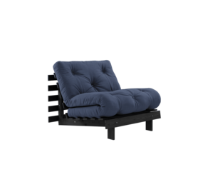 Karup Design Roots 90 (sovende) lænestol sort nat/marineblå Karup Design Roots 90 (sovende) lænestol sort nat/marineblå