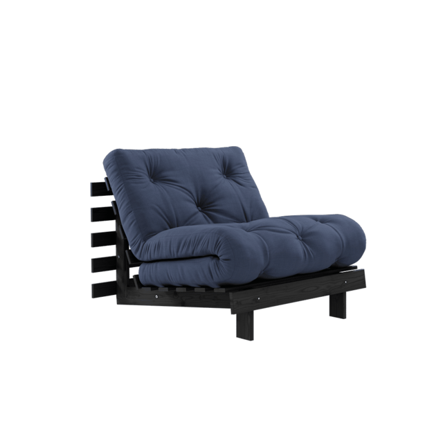 Karup Design Poltroncina Roots 90 (letto) nero notte/blu navy - 123402737090