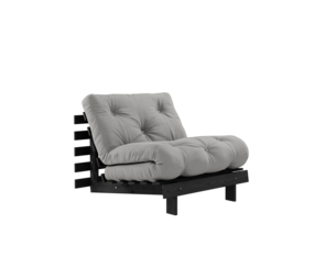 Karup Design Fauteuil Roots 90 (couchage) noir nuit/gris Karup Design Fauteuil Roots 90 (couchage) noir nuit/gris