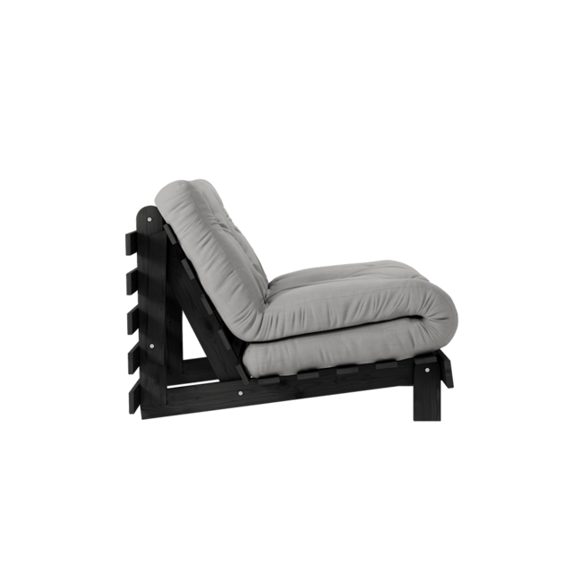 Karup Design Poltrona Roots 90 (letto) nero notte/grigio - 123402746090