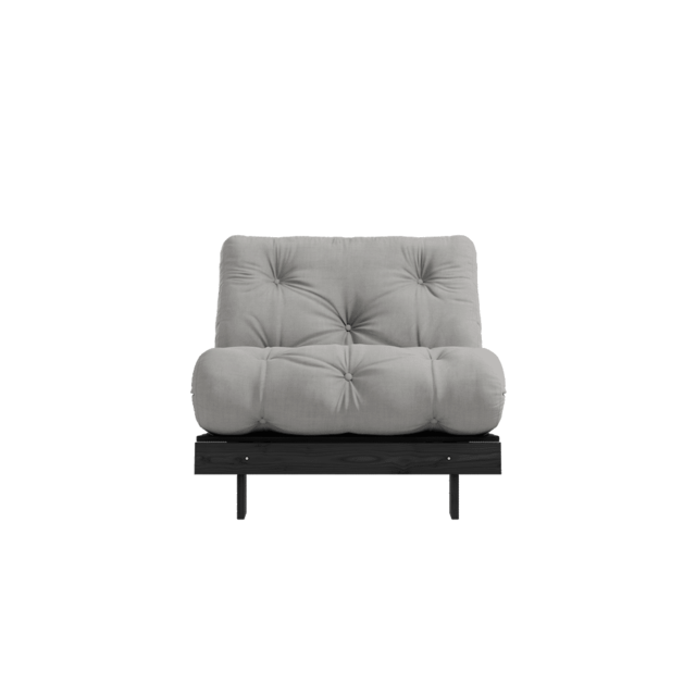 Karup Design Poltrona Roots 90 (letto) nero notte/grigio - 123402746090
