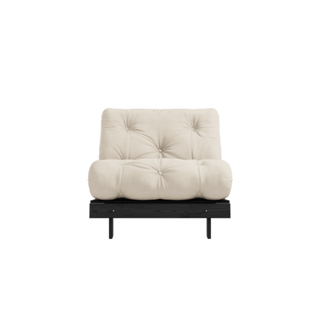 Karup Design Poltrona Roots 90 (letto) nera notte/beige - 123402747090