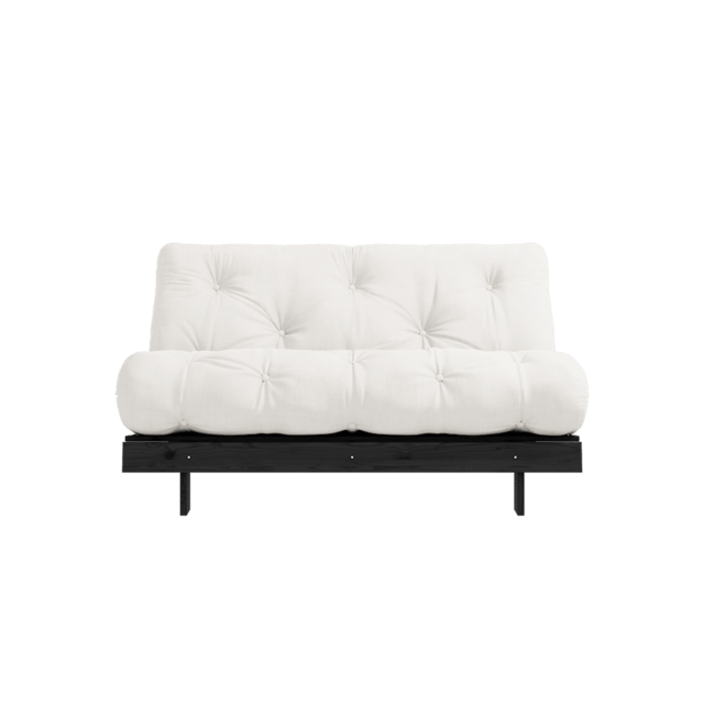 Karup Design Roots 140 (Schlafsofa) Nachtschwarz/Natur - 123402701140