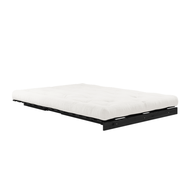 Karup Design Roots 140 (Schlafsofa) Nachtschwarz/Natur - 123402701140