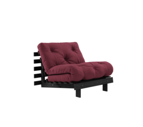 Karup Design Roots 90 (sovende) lænestol sort nat/burgunder Karup Design Roots 90 (sovende) lænestol sort nat/burgunder
