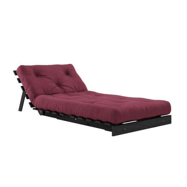 Karup Design Poltroncina Roots 90 (letto) nero notte/bordeaux - 123402710090
