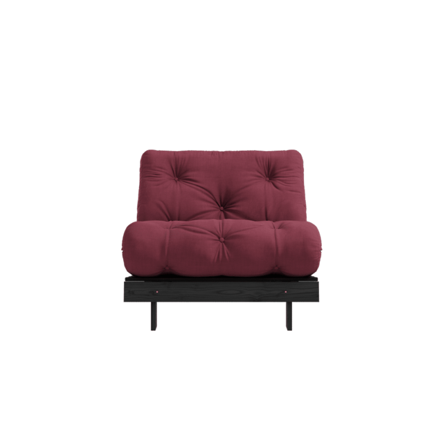 Karup Design Poltroncina Roots 90 (letto) nero notte/bordeaux - 123402710090