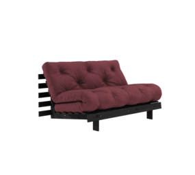 Karup Design Canapé Roots 140 (couchage) noir nuit/bordeaux Karup Design Canapé Roots 140 (couchage) noir nuit/bordeaux