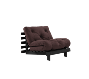Karup Design Fauteuil Roots 90 (couchage) noir nuit/marron Karup Design Fauteuil Roots 90 (couchage) noir nuit/marron