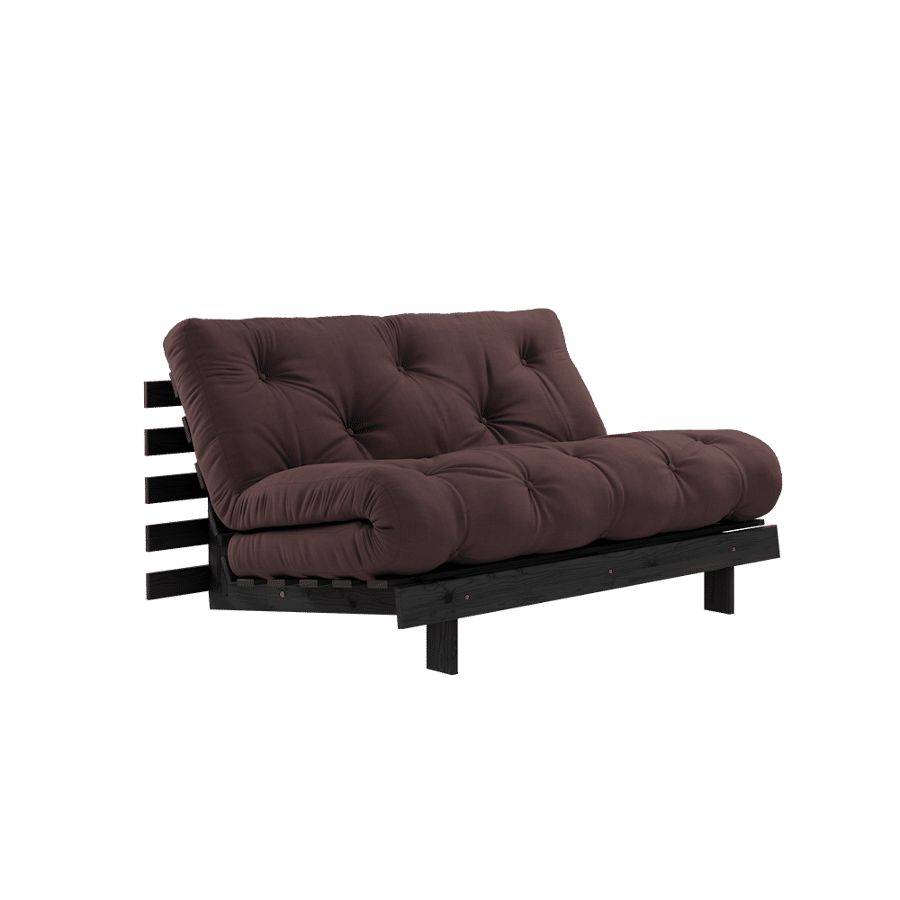 Karup Design Roots 140 (sove) sofa sort nat/brun - 123402715140 Karup Design Roots 140 (sove) sofa sort nat/brun - 123402715140
