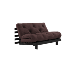Karup Design Canapé Roots 140 (couchage) noir nuit/marron Karup Design Canapé Roots 140 (couchage) noir nuit/marron