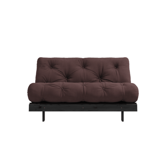 Karup Design Roots 140 (sleeping) couch black night/brown - 123402715140 Karup Design Roots 140 (sleeping) couch black night/brown - 123402715140