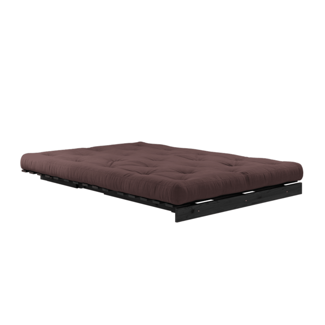 Karup Design Roots 140 (sleeping) couch black night/brown - 123402715140 Karup Design Roots 140 (sleeping) couch black night/brown - 123402715140