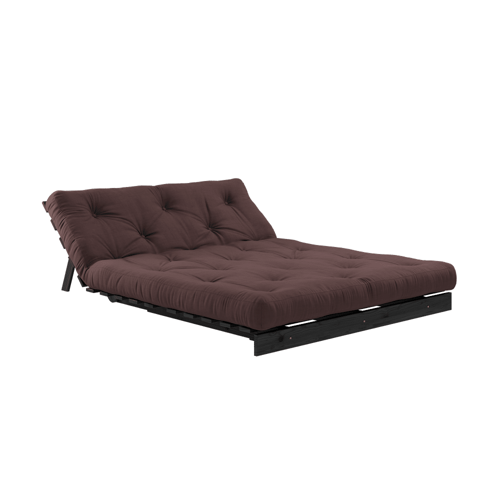 Karup Design Roots 140 (sove) sofa sort nat/brun - 123402715140 Karup Design Roots 140 (sove) sofa sort nat/brun - 123402715140