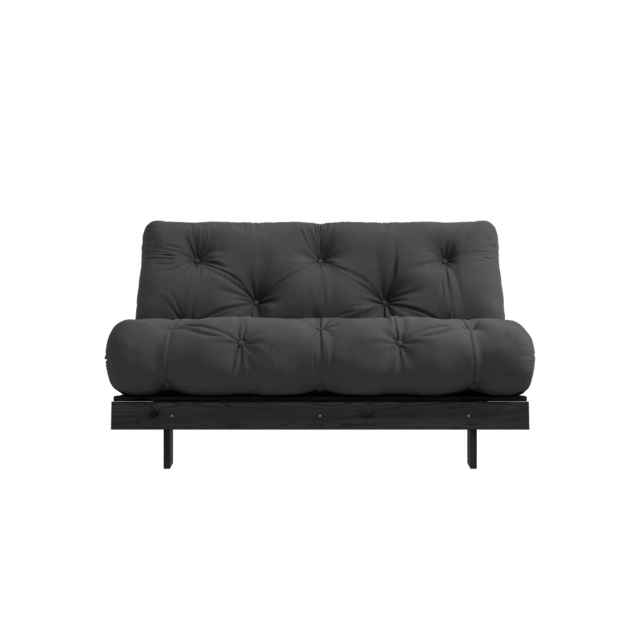Karup Design Roots 140 (Schlafsofa) Nachtschwarz/Dunkelgrau - 123402734140