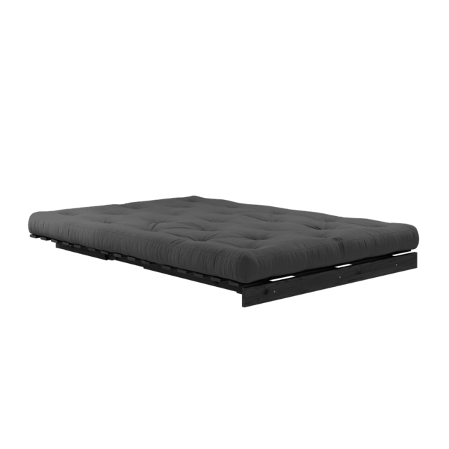Karup Design Roots 140 (dormir) sofá negro noche/gris oscuro - 123402734140
