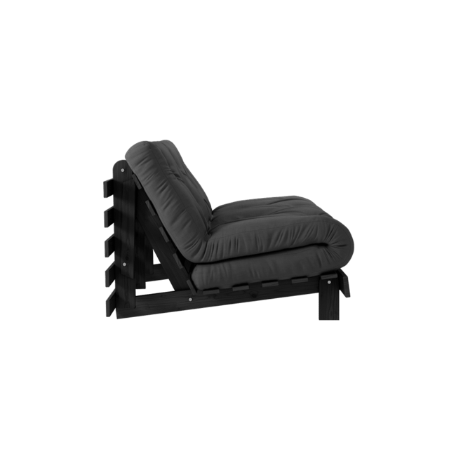Karup Design Roots 140 (dormir) sofá negro noche/gris oscuro - 123402734140