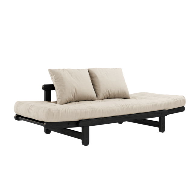 Karup Design Divano Beat (letto) nero/beige - 111102747