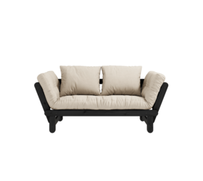 Karup Design Beat (sleeping) couch black/beige Karup Design Beat (sleeping) couch black/beige
