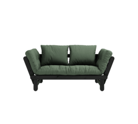 Karup Design Beat (couchage) canapé noir/vert olive Karup Design Beat (couchage) canapé noir/vert olive