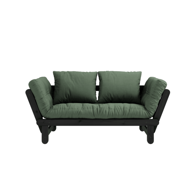 Karup Design Beat (sove) sofa sort/olivengrøn - 111102756