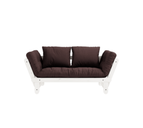 Karup Design Beat (couchage) canapé blanc/marron Karup Design Beat (couchage) canapé blanc/marron