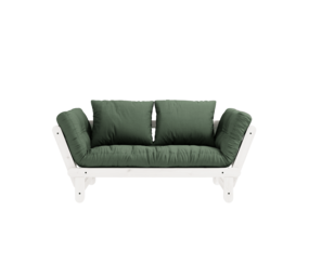 Karup Design Beat (Schlaf-)Sofa weiß/olivgrün Karup Design Beat (Schlaf-)Sofa weiß/olivgrün