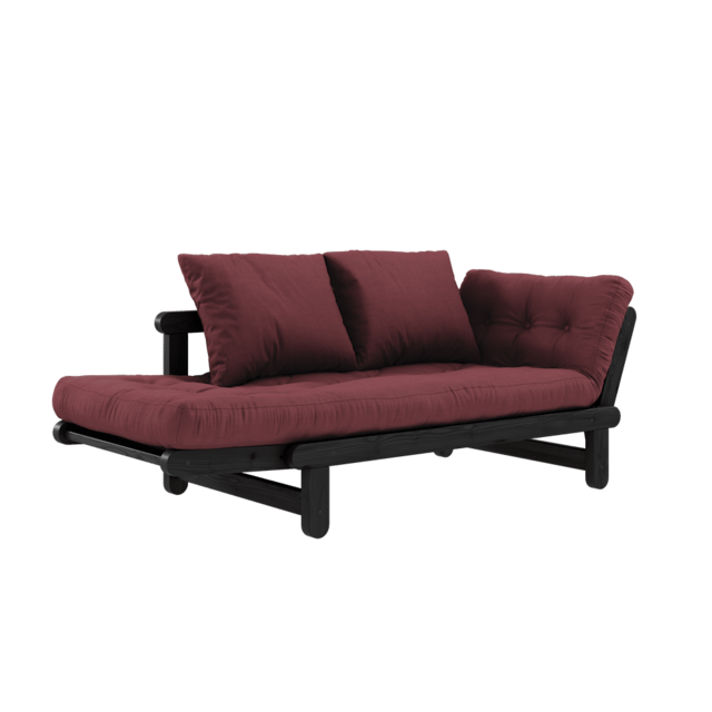 Karup Design Divano Beat (letto) nero/bordeaux - 111102710