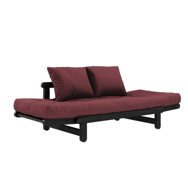 Karup Design Canapé (couchage) Beat noir/bordeaux - 111102710