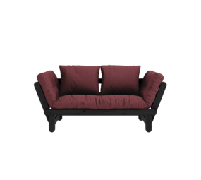 Karup Design Beat (couchage) canapé noir/bordeaux Karup Design Beat (couchage) canapé noir/bordeaux