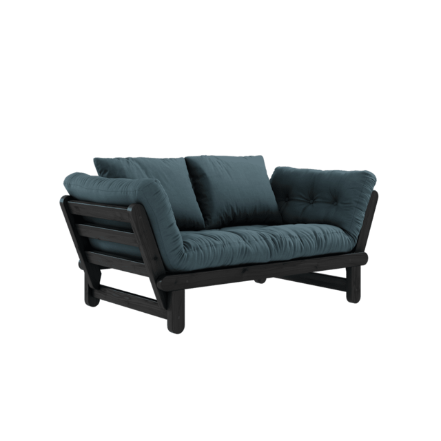 Karup Design Beat (sove)sofa sort/benzinblå - 111102757