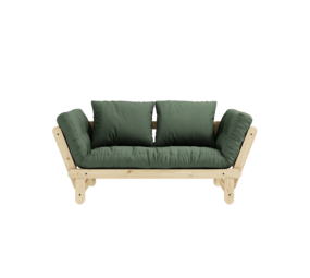 Karup Design Canapé Beat (couchage) naturel/vert olive Karup Design Canapé Beat (couchage) naturel/vert olive