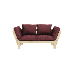 Karup Design Beat (sove)sofa natur/burgunder Karup Design Beat (sove)sofa natur/burgunder