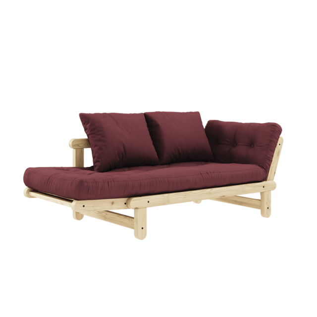 Karup Design Divano Beat (letto) naturale/bordeaux - 111101710