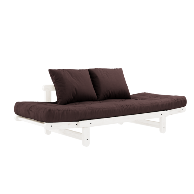 Karup Design Beat (Schlafsofa) weiß/braun - 111105715
