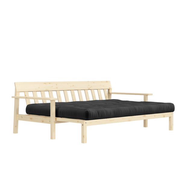 Karup Design Sofá relax (dormir) madera natural/gris oscuro - 134101734