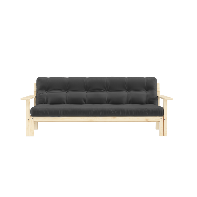 Karup Design Canapé relax (couchage) bois naturel/gris foncé - 134101734