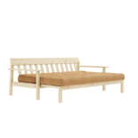 Karup Design Sofá para dormir madera natural/marrón caramelo - 134101515 Karup Design Sofá para dormir madera natural/marrón caramelo - 134101515