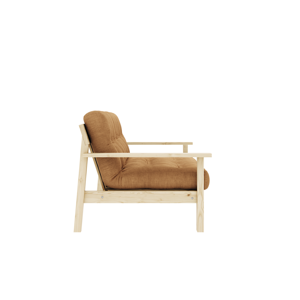 Karup Design Unwind (sleeping) couch natural wood/fudge brown - 134101515 Karup Design Unwind (sleeping) couch natural wood/fudge brown - 134101515