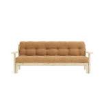 Karup Design Sofá para dormir madera natural/marrón caramelo - 134101515 Karup Design Sofá para dormir madera natural/marrón caramelo - 134101515