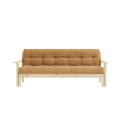 Karup Design Sofá para dormir madera natural/marrón caramelo - 134101515 Karup Design Sofá para dormir madera natural/marrón caramelo - 134101515