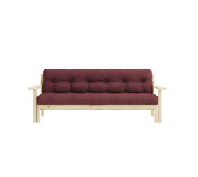Karup Design Canapé détente (couchage) bois naturel/bordeaux Karup Design Canapé détente (couchage) bois naturel/bordeaux