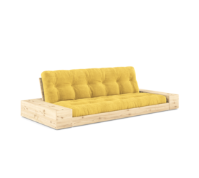 Karup Design Base (couchage) canapé bois naturel/miel avec caissons latéraux Karup Design Base (couchage) canapé bois naturel/miel avec caissons latéraux