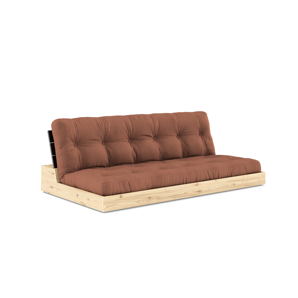Karup Design Untergestell (Schlafsofa) Naturholz/Nachtschwarz/Tonbraun – 137402759