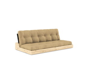 Karup Design Base (sleeping) couch natural wood/black night/wheat beige Karup Design Base (sleeping) couch natural wood/black night/wheat beige