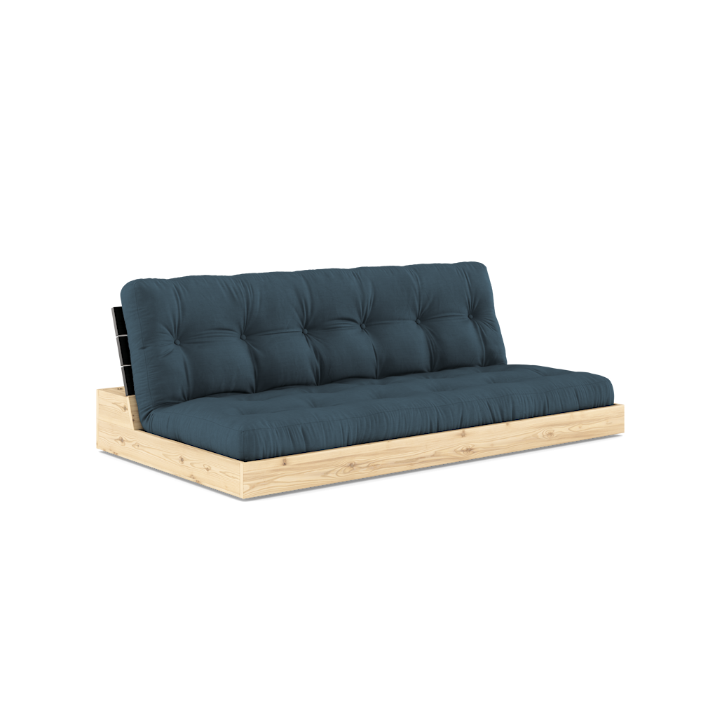 Karup Design Untergestell (Schlafsofa) Naturholz/Nachtschwarz/Petrolblau – 137402757