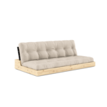 Karup Design Base (bed) sofa natural wood/black night/beige - 137402747 Karup Design Base (bed) sofa natural wood/black night/beige - 137402747