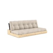 Karup Design Base (bed) sofa natural wood/black night/beige - 137402747 Karup Design Base (bed) sofa natural wood/black night/beige - 137402747