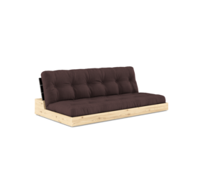 Karup Design Base (sleeping) couch natural wood/black night/brown Karup Design Base (sleeping) couch natural wood/black night/brown